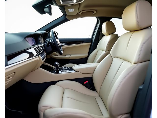 Intérieur de voiture propre et immaculé